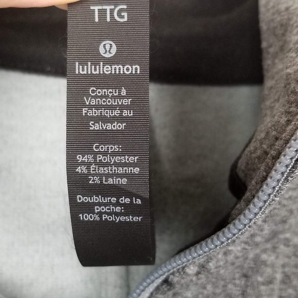 Men's Lululemon City Sweat Zip Hoodie NWOT - XXL - Picture 4 of 6